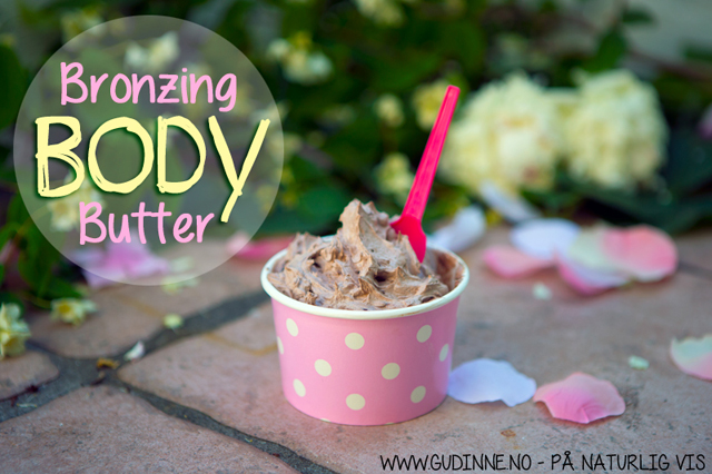 homemade bronzing body butter