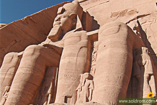 Close-up of Ramses II (so many syatues are by this Pharao).