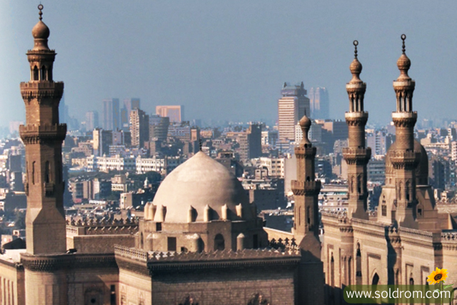 The view from the Citadel, this is Cairo 