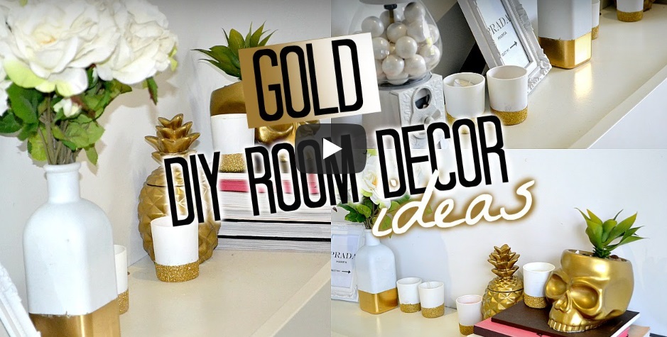 diy gold interior