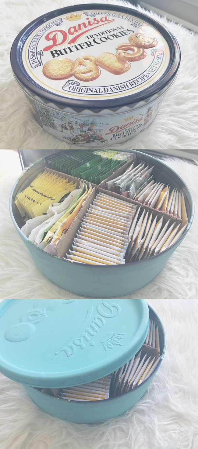 reuse cookie tin box